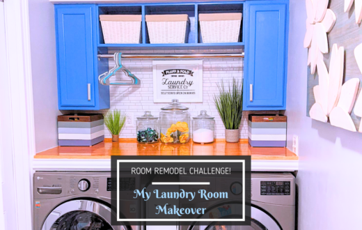 Room Remodel Challenge - My Laundry Room Makeover