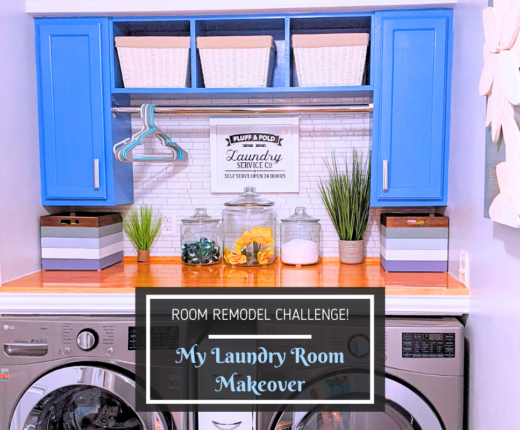 Room Remodel Challenge - My Laundry Room Makeover