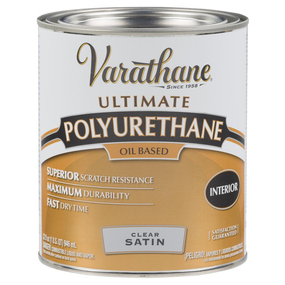 Varathane 1 qt Clear Satin Oil Based Interior Polyurethane