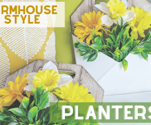 DIY Farmhouse style planters