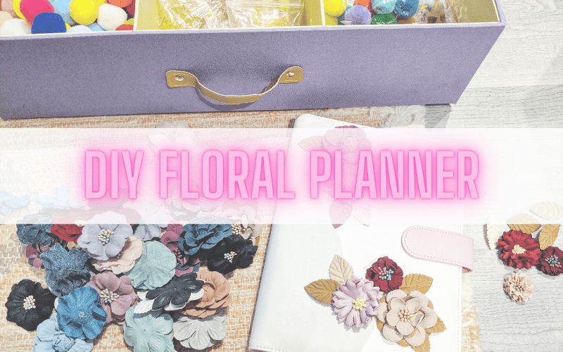 DIY Craft Floral Planner From Aliexpress