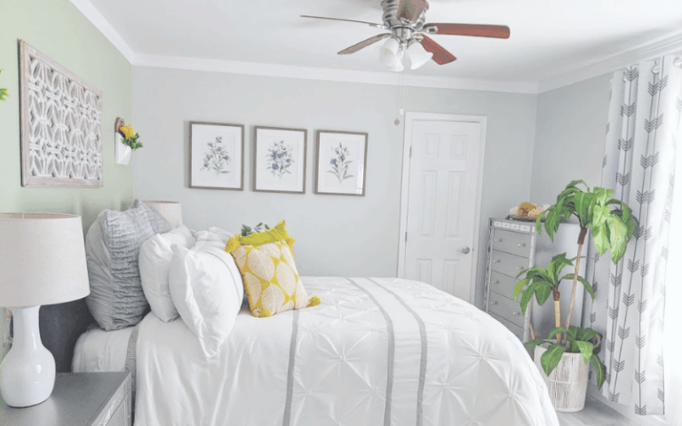 Tips on how to hang 3-piece wall art - Stitched To Style