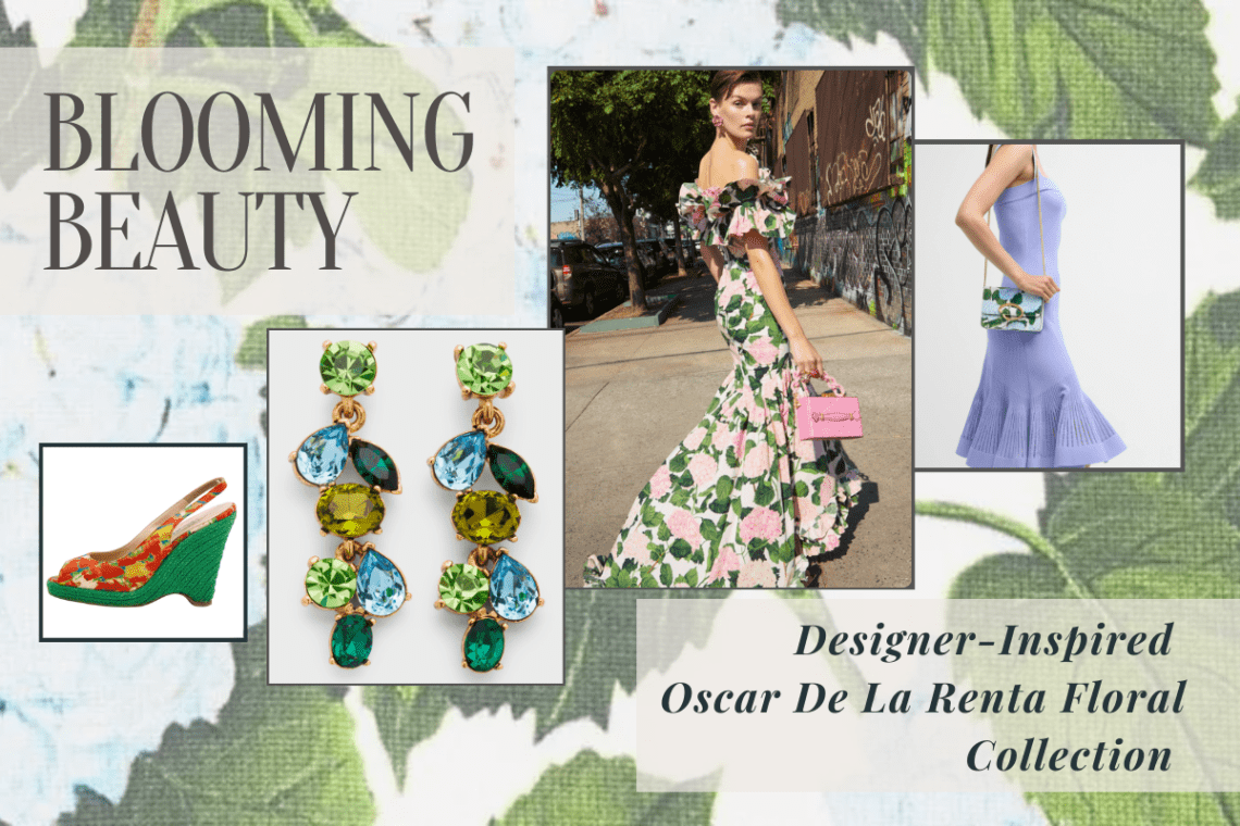 Designer Inspired Oscar De La Renta Floral Collection