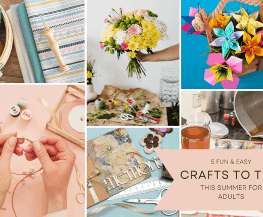 5 Fun & Easy Crafts To try this summer for Adults