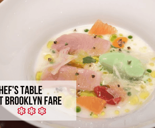 Restaurant Review: Chefs table at Brooklyn Fare 3 Michelin Star