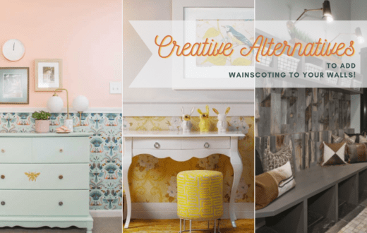 Creative Alternatives to add wainscoting to your walls
