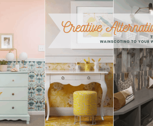 Creative Alternatives to add wainscoting to your walls