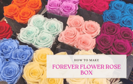 How to make a DIY Forever Flower Rose Box