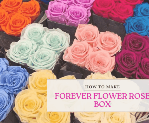 How to make a DIY Forever Flower Rose Box