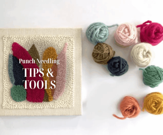 Tips & Tools to make your Punch Needling project easier