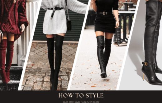 How to style Long (tall) over Knee OTK Boots