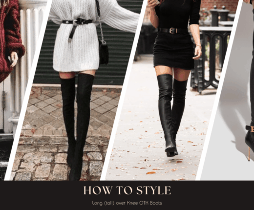 How to style Long (tall) over Knee OTK Boots