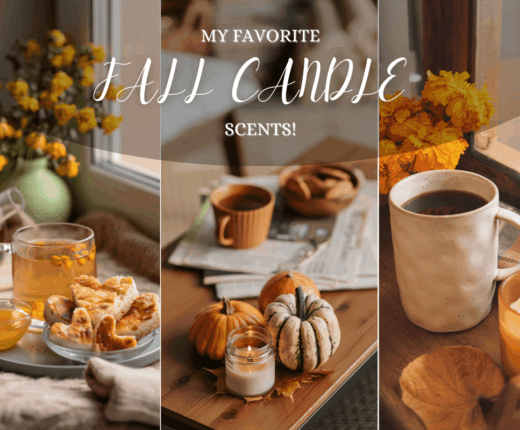 My top 10 favorite Candle Scents for this fall
