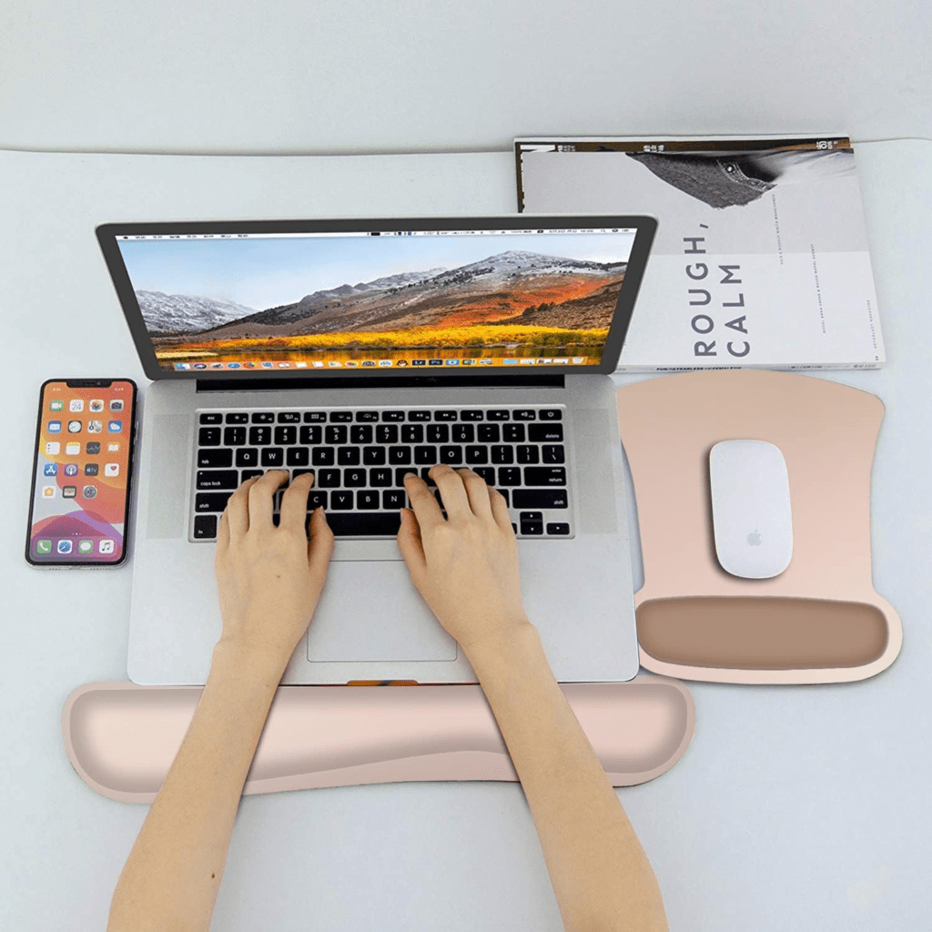 Keyboard Wrist Rest Pad and Mouse Wrist Rest Support Mouse Pad Set