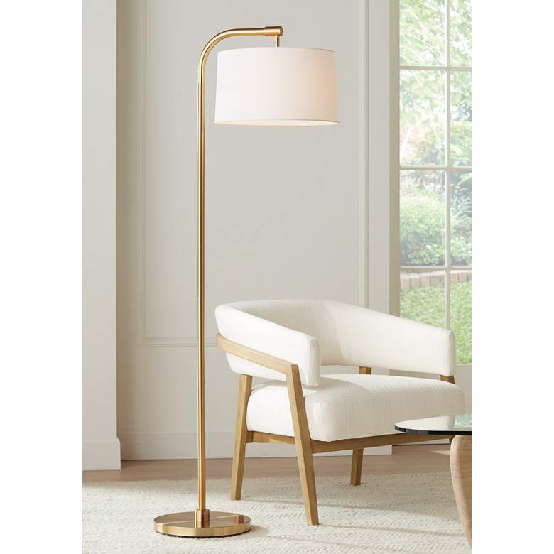 360 lighting serra 64 inch warm gold chairside arc offset arm floor lamp 525c3cropped