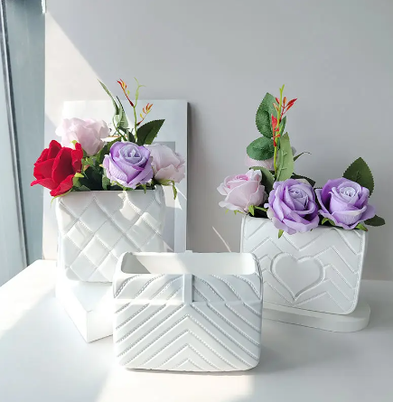 Luxury Handbag Purse Vase Silicone DIY Mold