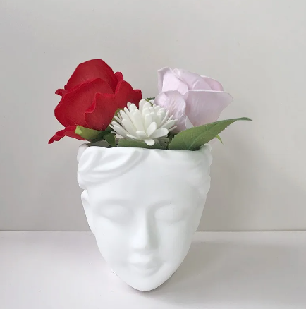Venus Goddess Statue Flower Pot Silicone Mold DIY Plaster