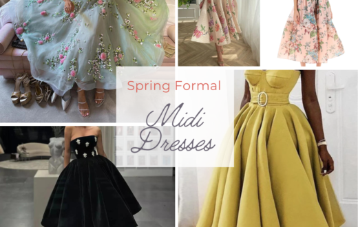 Spring Formal Midi Dresses for 2024