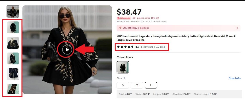 Finding good dupes on Aliexpress search and analyze good photos