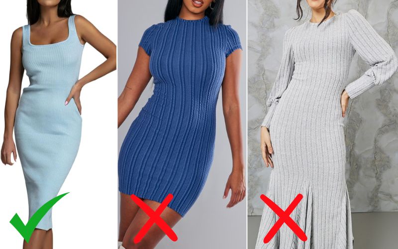 Style-mistakes-that-can-cheapen-your-look-Ribbed-Textured-dresses