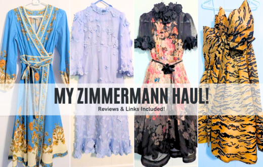 My Zimmermann Haul Reviews & Links Included