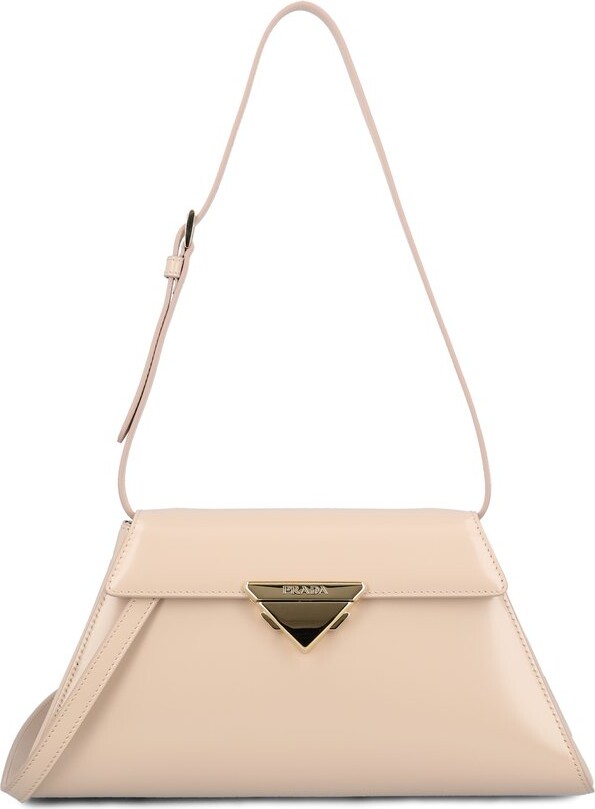 Prada Logo Triangle Medium Handbag